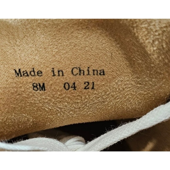 Jack Rogers Paige Platform Sneaker Leopard Real Calf Hair WOMENS SIZE 8 - Picture 10 of 11